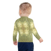 Close-up of CB6-24 Kids Rash Guard fabric detail